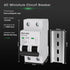 Miniature Circuit Breaker 120V/240V ac circuit breaker 2Pole 32Amp smart circuit breaker DIN Rail Mount for Marine power systems,solar photovoltai...