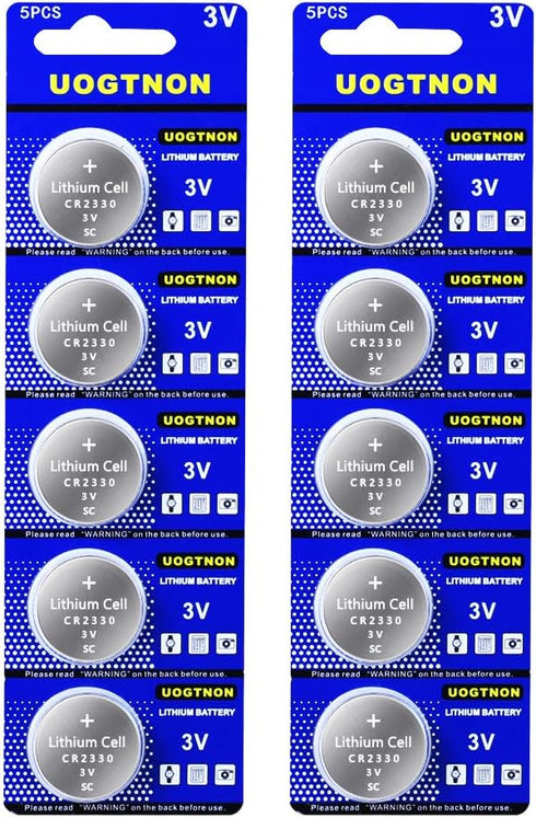 CR2330 3V Lithium Battery (10 - Pack)...