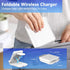 for Samsung Galaxy Z Flip Wireless Charger-2 in 1 Foldable Travel Charging Station, Portable Fast Charger Stand for Samsung Galaxy Z Flip 6/5/4/3,...