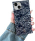 Cocomii - Square Case Compatible with iPhone 15 - Opalescent Pearl Protective Phone Case for Women, Aesthetic Square Edges with Iridescent Glitter...
