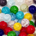RUBYCA Assorted Mixed Round Druk Crackle Czech Crystal Glass Beads for Jewelry Making (4mm, 100pcs)...