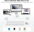 Rapoo 9010M Multi-Device Keyboard and Mouse Combo, 2.4GHz/Bluetooth 5.0/4.0 Wireless Keyboard & Mouse Set for Windows/Mac/Linux/Chrome, Support 4 ...