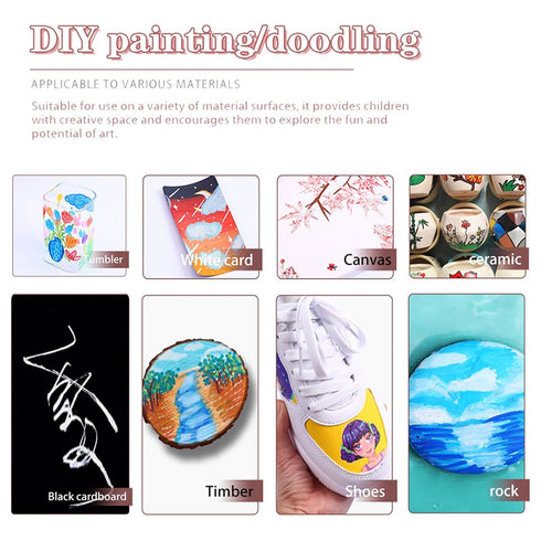 Nail Art Pens Set - Nail Polish Pens Graffiti Nail Dotting Tools Acrylic Paint Pens Drawing Painting Point Liner Pen for Nails Art Design Manicure...