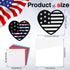 18 Pieces 4th of July Patriotic Suncatcher Paper Kit for Window, Stained Glass Effect Paper Suncatchers Window Door Art Classroom DIY Crafts Patri...