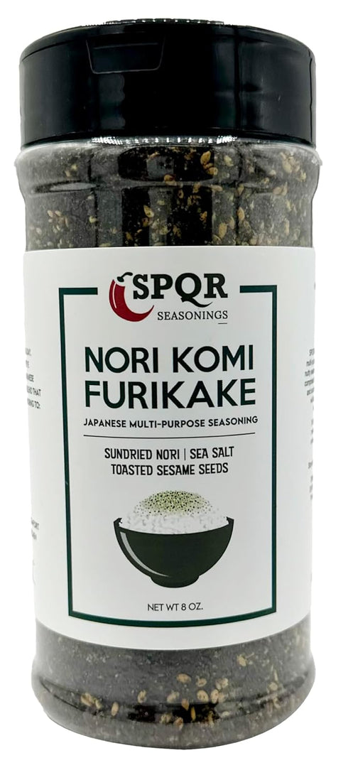 Nori Komi Furikake Multi-Purpose Rice Seasoning XL 8 oz. Jar Sugar Free by SPQR Seasonings...