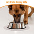Ptlom 2 Pack Dog Food Mat Anti-Slip Dog Bowl Mats for Food and Water, Waterproof Dog Feeding Mat Prevent Messy Spills to Floor, Silicone Pet Place...