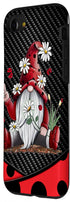 iPhone SE (2020) / 7 / 8 Red Gnome Hippie Daisy Flowers Gnome Ladybugs - Christmas Case...