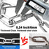 Chain Lock, Heavy Duty Anti-Theft Chain Lock, 2.72 Ft Security Locks with 3 Keys, Waterproof Lock Chain for Scooter, Motorcycle, Door, Gate, Fence...