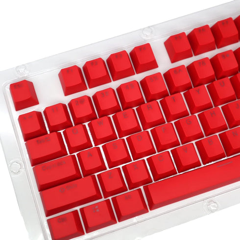 PBT Keycaps, 108 Keys P9 Mechanical Keyboard Key Backlit Key Character Translucent Key DIY Keycaps,for 61/64/87/104/108 Key Mechanical Keyboards(r...