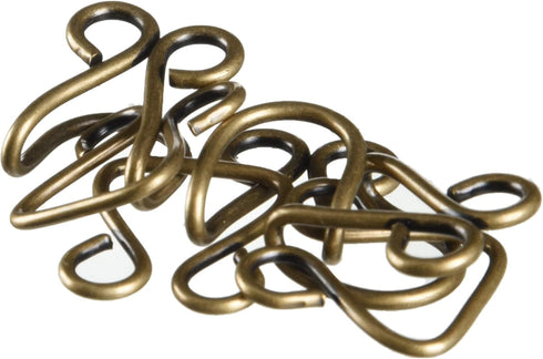 Dritz Extra-Large Hooks & Eyes, Antique Brass, 3 Count...