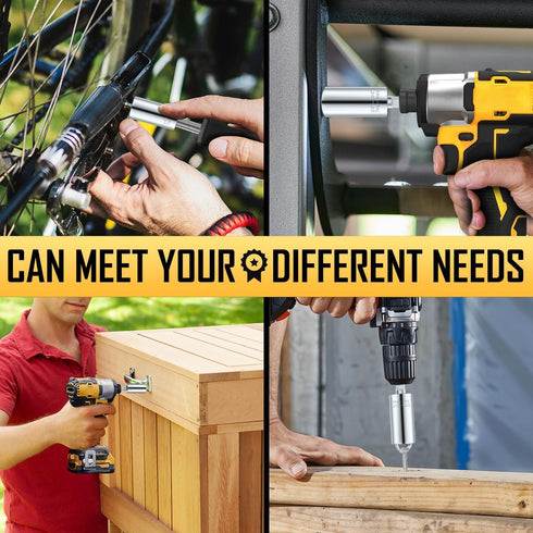 boen Super Universal Socket Tool Set Gifts for Men | Self-adjusting Fits (7mm-19mm) with Power Drill Adapter | Christmas Fathers Day Ideal Gift St...