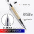 RIANCY Gel Pens Ballpoint Pens Liquid Ink Rollerball Black Gel Ink Pens Quick Drying 0.35 mm Japanese Style Pen Extra Fine Point Pens Blue Pens Re...