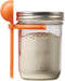 Jarware Coffee Spoon Clip for Wide Mouth Mason Jars, Orange...