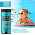 Pool Test Strips 7-in-1, 150 Quick and Accurate Pool and Hot Tub Test Strips - Pool Water Testing Kit for Chlorine, Bromine, pH, Hardness, More - ...