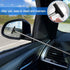 2 Pcs Car Mirror Wiper, 38.6in Handle Car Side Mirror Squeegee, Car Mirror Squeegee, Side Mirror Squeegee, Mini Squeegee for Rainy Foggy Weather...