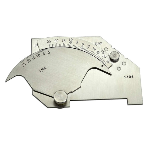 RIVERWELD Bridge Cam Gauge Welding Inspection High-low Misalignment Checks Depth of Undercut or Pitting Fillet Weld Length or Throat Size Angle of...