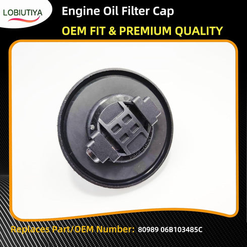 80989 06B103485C Engine Oil Fill Cap Compatible with Audi Volkswagen/vw Models, For Audi 80 90 A1 A2 A3 A4 A6 A8, For VW Jetta Fox Golf Passat OE#...