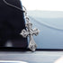 Car Pendant Metal Diamond Hanging Cross Auto Interior Rearview Mirror Dangle Ornament Accessories Gifts...
