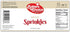 Bakers Choice White Sprinkles for Baking - Jimmies Sprinkles for Ice Cream Toppings - Dairy Free, Kosher 2.8 oz....