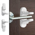 2 Pack - Door Lever Baby Safety Lock - Baby Proofing - Prevent Little Kids from Opening Doors with A Child Proof Door Handle Lock - 3M Adhesive - ...