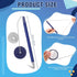Secure Pen with Adhesive Pen Chain and Security Blue Ink Pen Holder for Home Office Supplies (20 Pieces)...
