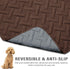 Dog Bed Cover for Pets - Blankets Rug Pads for Couch Protection Waterproof Bed Covers Dog Blanket Furniture Protector Reusable Changing Pad (Dark ...