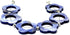 5 Inch 1 Strand MOP Blue 6 Pieces Beads Size 19x19mm Shape Flower Cut Smooth Making, Beading & Craft Supplies TMFBA19...