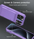 for iPhone 15 Pro Max Wallet Case with Card Holder & Sliding Camera Cover & Kickstand, Heavy Duty Protective Shockproof Sturdy Hard Back & TPU Edg...