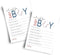 Baseball Wishes for Baby Shower (20 Pack) Cute Words of Wisdom for Boys - Baby Shower Game Planning & Guest Book Alternative - 4x6 Keepsake Activi...