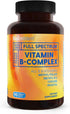 BioEmblem Vitamin B-Complex - All 8 Active Forms with Methyl Folate, Methyl B12, B6, Biotin Plus Choline Inositol, Supports Energy, Metabolism, Br...