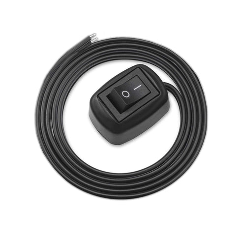 Paste Type Switch with Wires Cable:39.3inch Car Push Button Switch ON/Off DC12V Water Drop Shape DIY Car Switch Rocker Switch with Wires for Fog L...