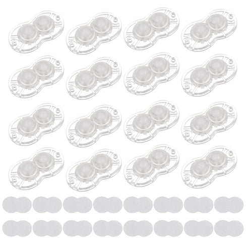 uxcell 16pcs Self Adhesive Mini Caster Wheels Universal Wheel 360° Rotation Nylon Sticky Swivel Pulley for Kitchen Small Appliances Storage Boxes ...