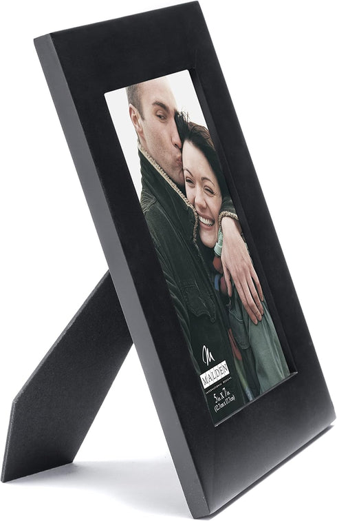 Malden International Designs 5x7 Picture Frame, Black, 1 Count (Pack of 1)...