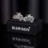 HAWSON Unique Motorcycle Cufflinks for Man Shirt with Gift Box....