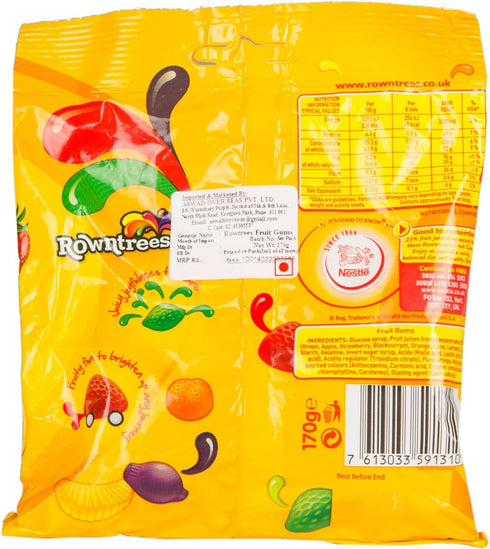 Nestle Rowntree Fruit Gums Bag 150 Gram...