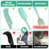 Silicone Spatula Set of 5 Spatulas Silicone Heat Resistant 446°F Kitchen Spatulas for Baking, Cooking and Mixing,Non Stick Cookware Food Grade, BP...