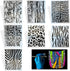 LiME LiNE Airbrush Stencil Set, Wood Grain, Grunge, Animal Print Custom Paint Template...