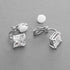 Mariell 2 Carat Princess-Cut Cubic Zirconia Clip On Earrings - Genuine Platinum Plated Clip-on Studs...