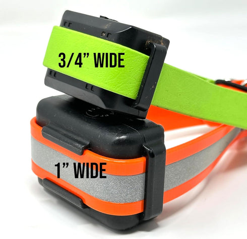 Quick Adjust E-Collar Replacement Strap Dog Training Collar Fits Fi, Dogtra, Sportdog Replacement Strap, Genuine BioThane®-Made in The USA (HF Bla...