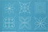 Score of Four Motif Stencil, Continuous Line Template for Free Motion Quilting, Domestic Machine Quilting, Hand Quilting, Long-Arm Quilting (30692...