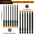 Torx Bit Set, LATTOOK 13-Piece Security Tamper Proof Torx Star Bits Set, Magnetic S2 Steel, 4'' Long, T5 - T40...