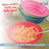 Cibi Cereal Bowls with Straws for Kids BPA-Free Plastic | Toddler Sip-A-Bowls with Built-In Straw for Cereal and Soup | Set of 4 Colorful Breakfas...