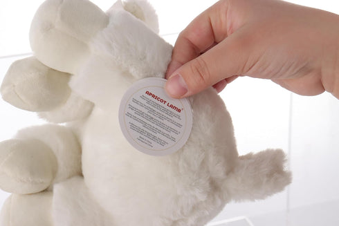 Apricot Lamb Toys Plush Cream Lamb Sheep Stuffed Animal with Fluffy Soft Ears (Cream Lamb, 8 Inches)...
