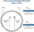 4Pcs Universal Bike Brake Cable Set, Standard Bicycle Brake Cable, Replaceable Brake Inner Wire Cable,Professional Bicycle Brake Line For MTB Moun...