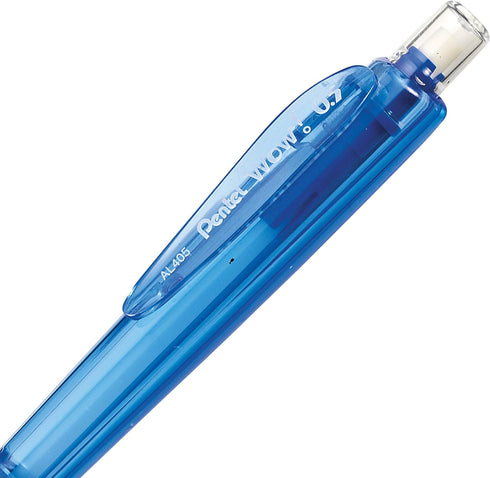 Pentel Wow Mechanical Pencil, 0.5mm, Blue Barrel, Box of 12 (AL405C)...