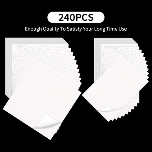 Tenare 240 Pieces Diamond Painting Release Paper Double Sided Release Paper Nonstick Cover Replacement for Diamond Painting Supplies, 2 Sizes, 6 x...