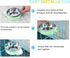 2 Pack Green Crate Dog Bowl, Stainless Steel & Plastic Bowl, Hanging Food & Water Feeder, 5 inch Diameter, 150g Capacity...