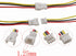Micro Jst 1.25 Wire Connectors, 20Pairs/40pcs 1.25mm 3 Pin Jst Male and Female Connector Plug with Wires Cables Kit for LED Light 100mm...