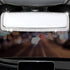 LivTee Bling Car Rearview Mirror, Decorations Rear View Mirror with HD Glass, Interior Accessories for Women and Teens - White...