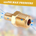 3 Pack Schrader Valve Adapter Brass Air Inflator Adapter Tire Inflator Hose Adapter, 1/4 NPT (M) to Air Pump Valve Adapter Tire Inflator Connector...